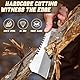 TAN REN Heavy Duty Machete mit Scheide, Survival Messer zum Schneiden von Bäumen und Gartenarbeit, Full Tang Jagdmesser Feststehende Klinge mit Holzgriff, Outdoor Messer zum Hacken, Clearing Brush