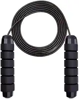 Corda de Pular Profissional 3 metros Ajustável com Rolamento – Cabo de Aço Revestido, Leve e Resistente para Treino Fitness, Crossfit, Emagrecimento – Unissex, Premium