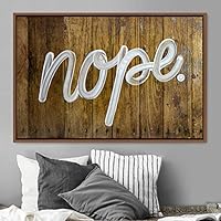 Framed Canvas Wall Art Pressed Quotes 3D Chic Inspirational Multicolor Pop Art Quotes Typography Ultra Whimsical - 16x24 inches