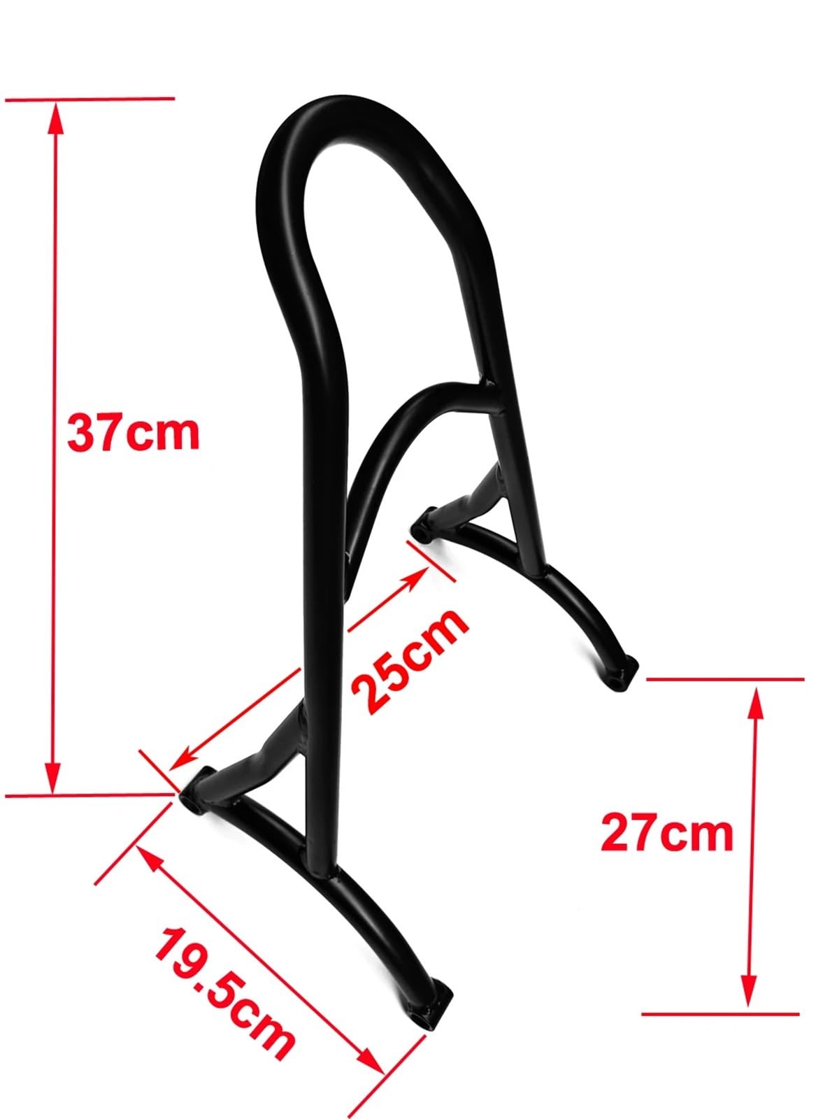 Motorrad-Rückenlehne Sissy Bar Kurze Beifahrersitzlehne Für Sportster XL 883 1200 2004-2017 Motorrad Kissen Zubehör Ersatz