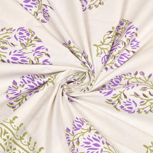 Image of Skin Friendly bedsheet Double Size Bed Cotton bedsheets for Double Size Bed, 1 Double Size bedsheet Cotton with Pillow Cover Set of 2 | 240 TC Soft Bed Sheet Double Size