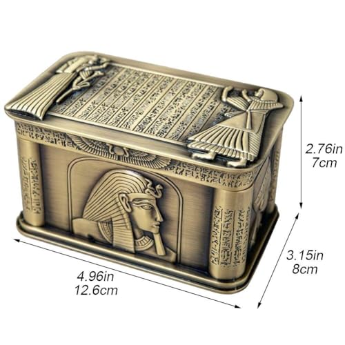 Boîte à bijoux pharaon déco vintage pour coiffeuse chic