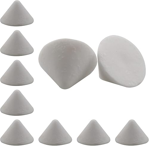 Moveable Nail MEETOOT - 10 uñas de soporte refractario de cerámica reutilizables resistentes a altas temperaturas, herramientas de cerámica para