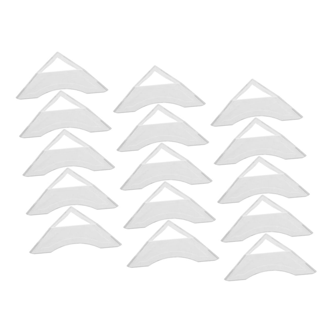 Abaodam 30Pcs Puzzle Cube Holder Transparent Plastic Triangle Display Stand for Speed Cube Organization and and Lightweight Cube Base for Home Travel