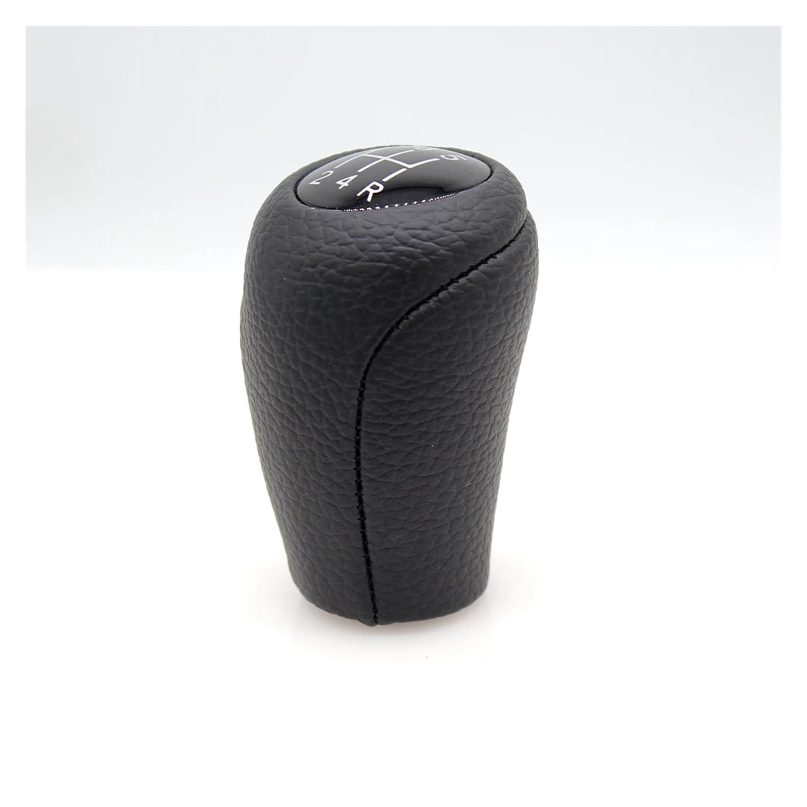 Ouvecr Leather 5 Speed Car Shift Gear Knob Handle For Mazda 3 Bk Bl 5 Cr Cw 6 Ii Gh For Cx-7 Er For Mx-5 Nc Iii 5/6 Speed Lever Ball Leather Gear Shift Knob Car Accessories Gear Shift Cover(Leather 5 Speed)