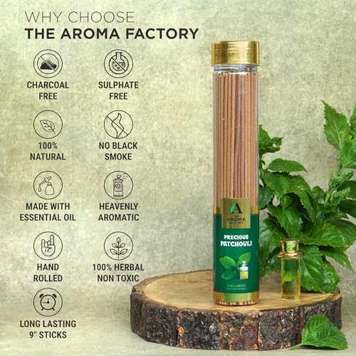 Image of The Aroma Factory White Sage & Pactchouli Agarbatti, 2x100g