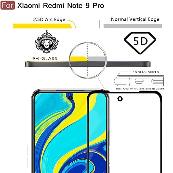 Image of Screen Protector for realme GT NEO 3 (Black) Tempered Glass Edge-to-Edge 6D Screen Guard With Installation Kit