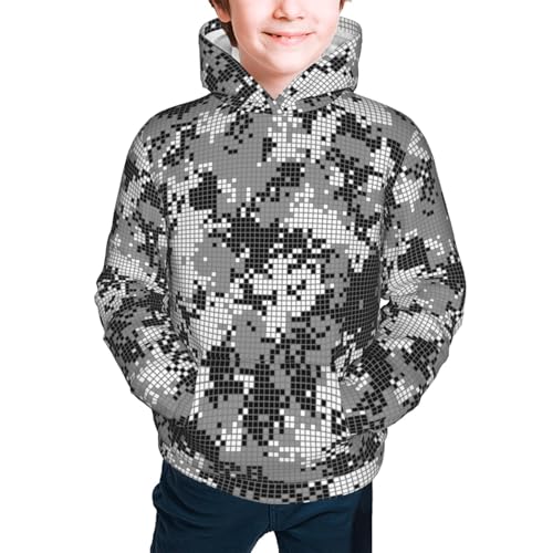 Camouflage Pattern Kids Pullover Hoodies Boys Sweatshirts Girls Athletic Clothes with Pocket2