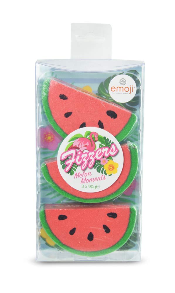 Emoji Tropical Melon Bath Fizzers (pack of 3 fizzers)