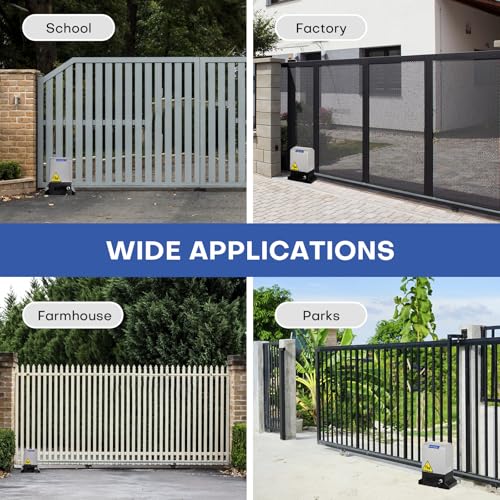 Roomark MD370-110V 370W Automatic Sliding Gate Opener Kit Rack Driven Sliding Gate Motor thumb #6