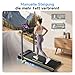 YPOO Laufbänder für Zuhause mit Steigung Klappbar,Walking pad Max Belastung 140 kg,2.5HP leises Treadmill für Zuhause & Büro,Under Desk Laufband Schreibtisch mit Fernbedienung und App