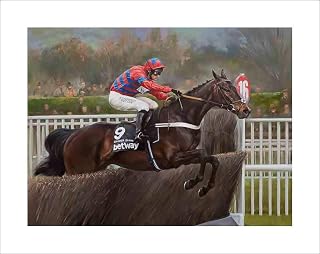 Sprinter Sacre & Nico De Boinville – by Jacqueline Stanhope. A signed and numbered limited edition print on 330gsm fine art paper.