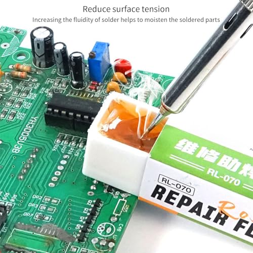 Flujo De Soldadura Multiusos Para Reparación Electrónica Fijación De Teléfonos Móviles Y Cuidado De Puntas De Hierro Extensión De Vida Útil 2 Uds. Proceso - imagen 2