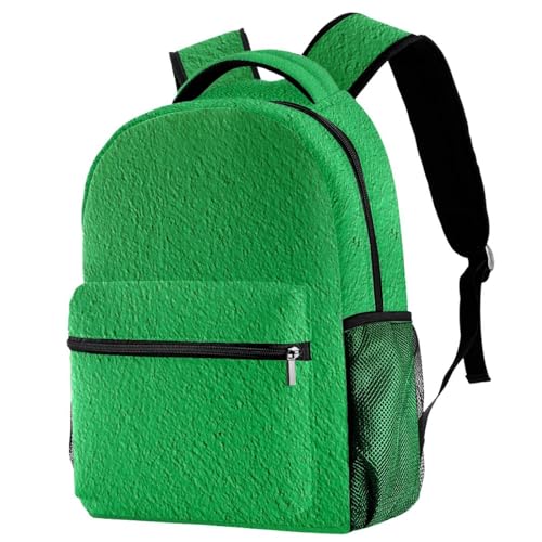 Sac à dos d'école vert ciment confortable pour alléger le quotidien