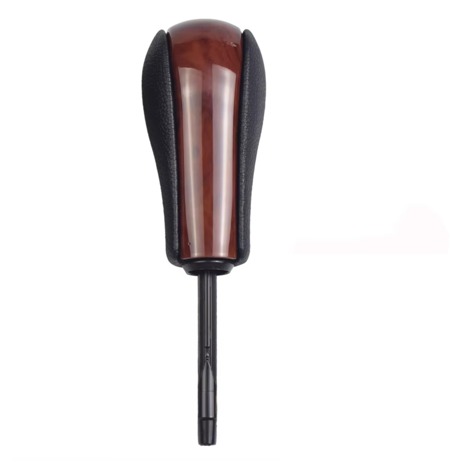 HILLAR Car Gear Stick Knob for BMW E39 E46 E53 E60 E61 E63 E64 E83 E81 E82 E87 E90 E91 E92 E93 Automatic Gear Shift Knob(Wood-Short)