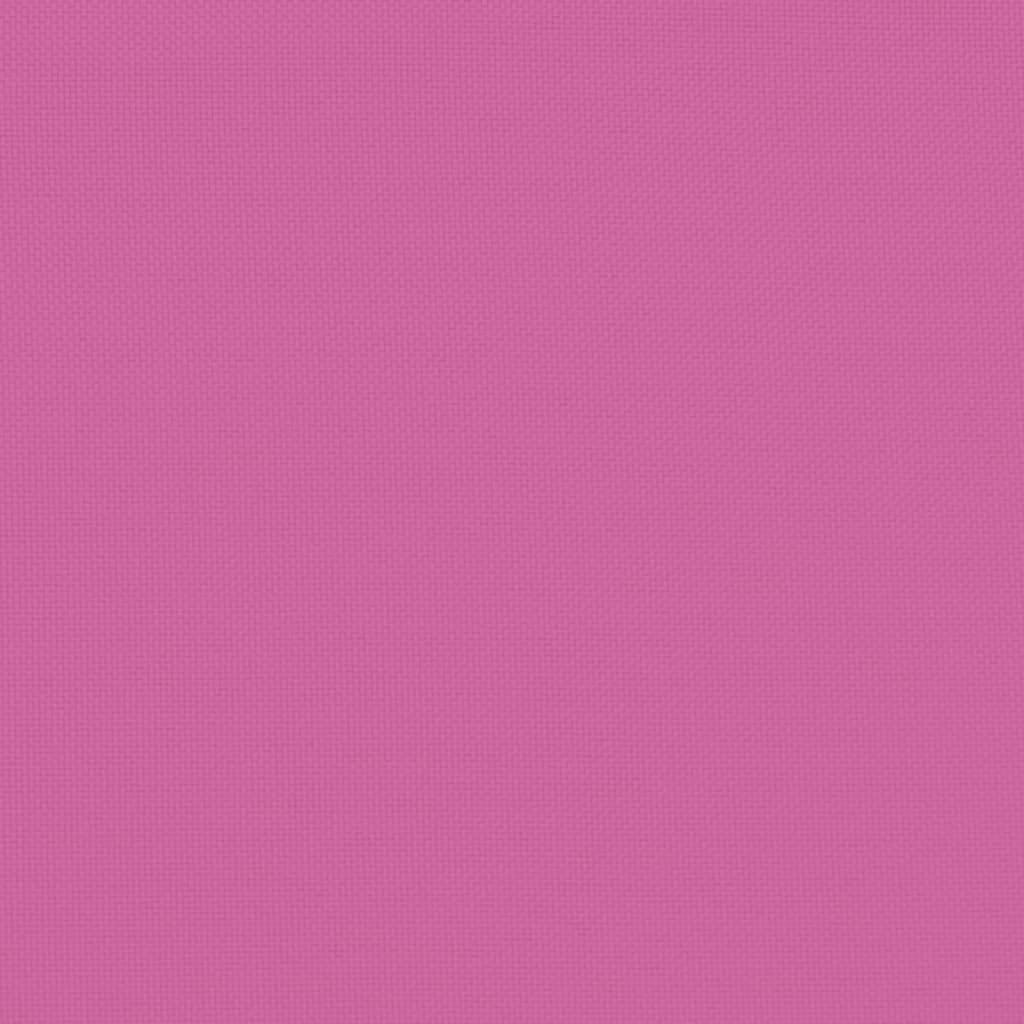 vidaXL Hochlehner-Auflagen 2 STK. Rosa Oxford-Gewebe