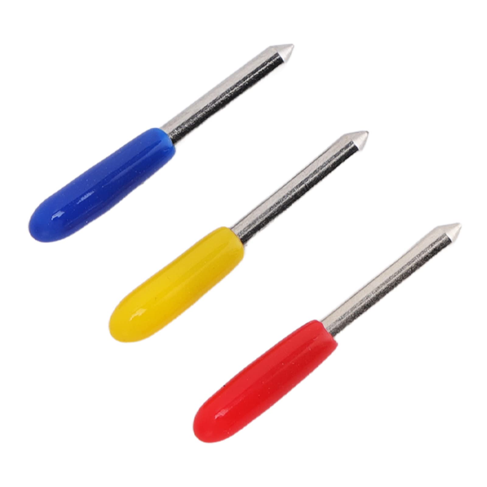 Lybunair 60Pcs Incisive Replacement Blades, 30 45 60 Degree High Hardness with 3 Storage Boxes for Home and Industry Use