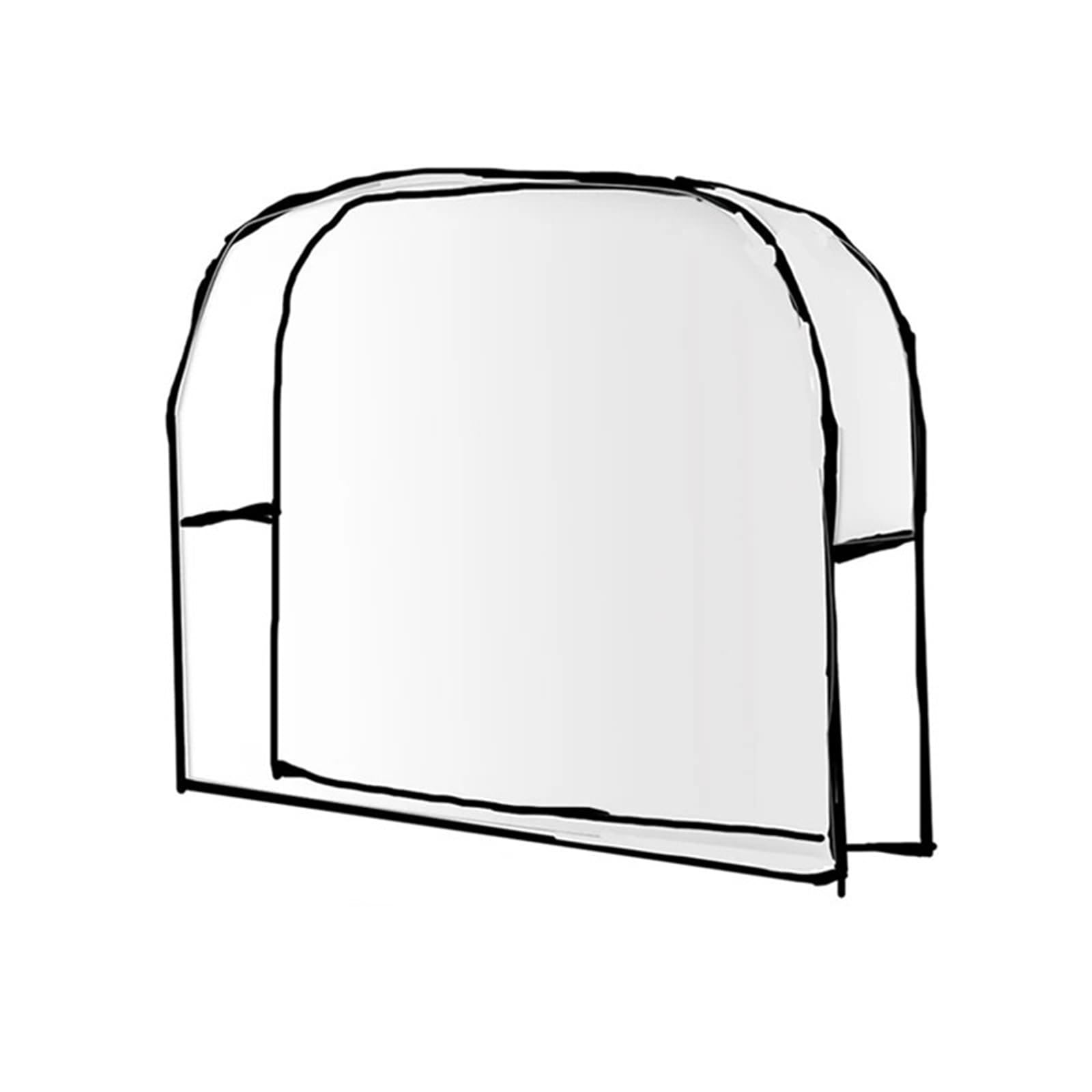 ENWWCH 1pc Clear Salon Chair Cover Plastic BarberSalon Protective For Office Back For chair(Color1)