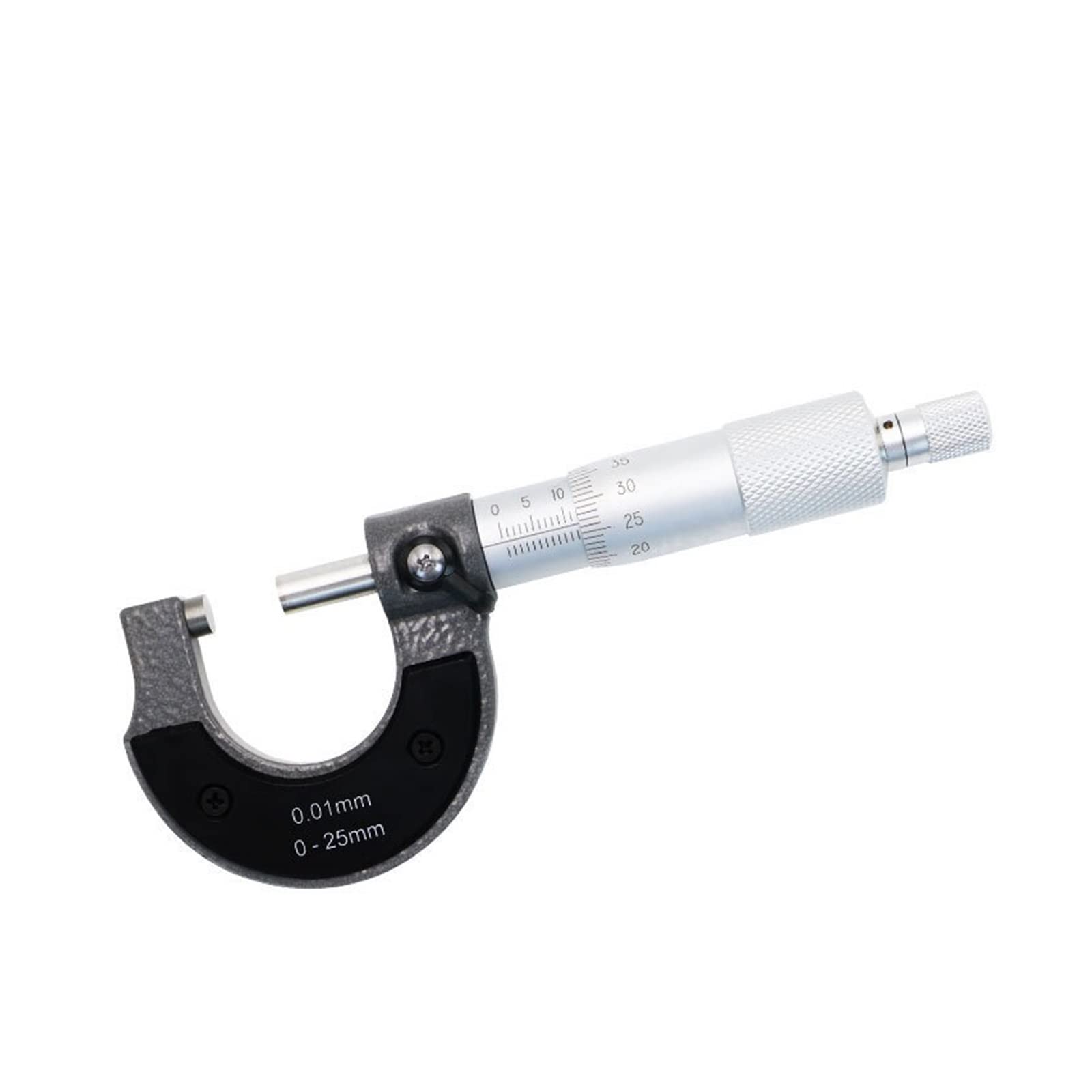 Micrometer, Precise Gauge Micrometer 0-25mm 0.01mm Outside Metric Caliper Measurement Tool