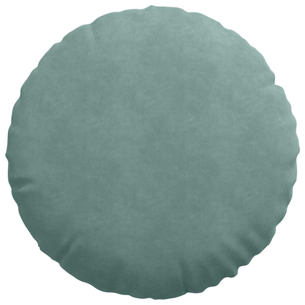 Juego de 2 cojines para el suelo, color verde mar, 60 x 21 cm