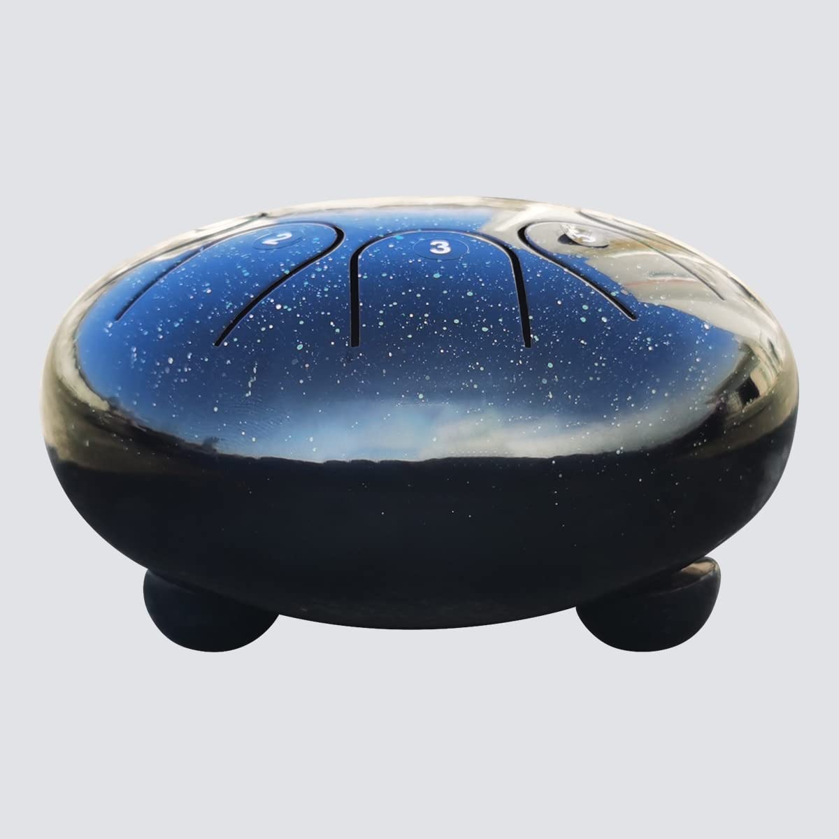 Elegance Drums 6 Pouces 8 Notes C Minor Handpan Tambour Langue en Acier Tambour Percussion Tambour en Acier Tambour à Main Tambour éthéré Durable