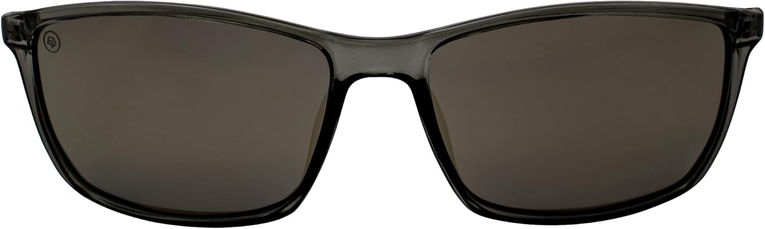 Epoch Eyewear Murphy Sports Polarized Sunglasses Motorcycle Riding Glasses Gray Frame w/Champagne Mirror Lens - Image 2