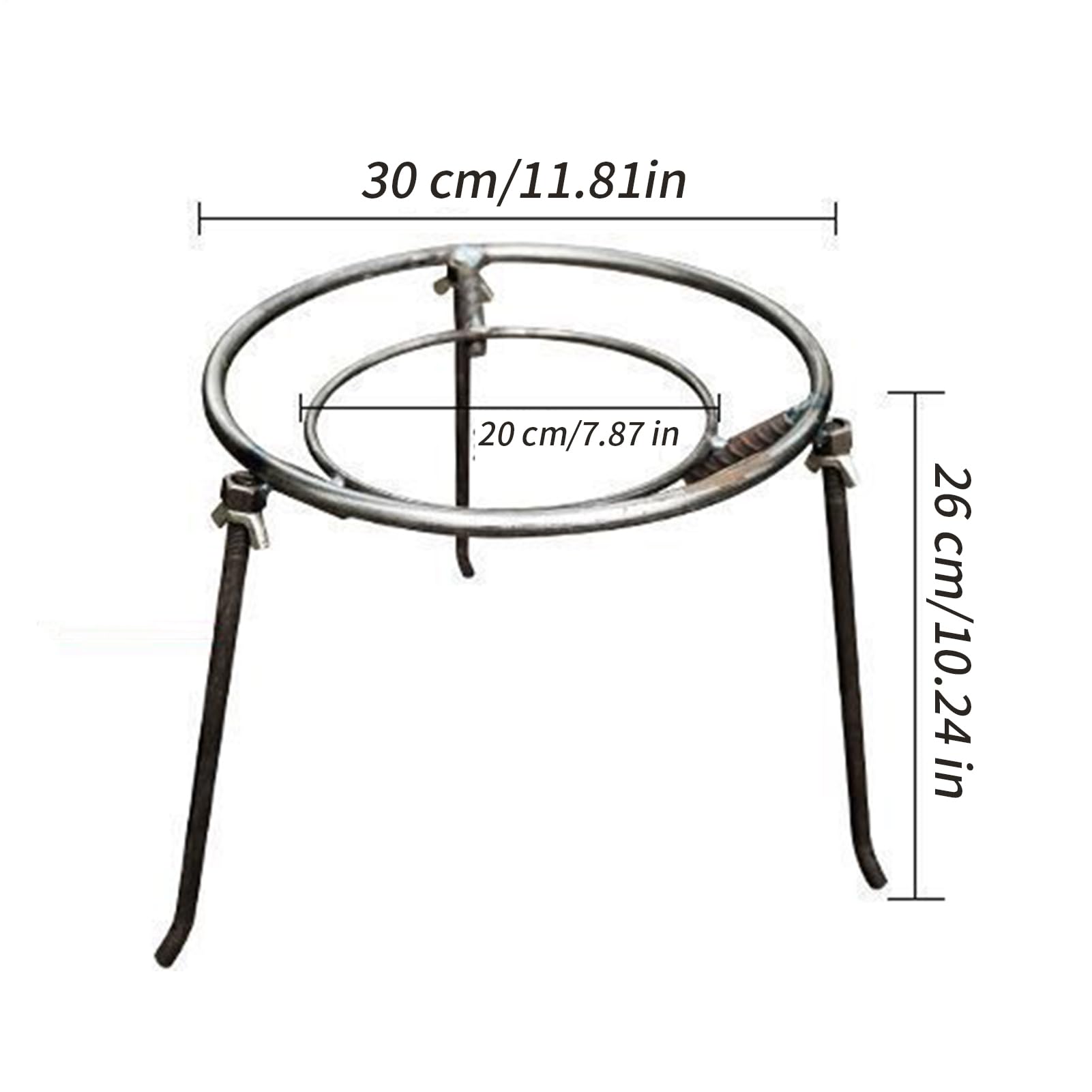 Treppiede Da Campeggio Per Cucinare Supporto Triangolare Per Griglia | Pieghevole Portatile a Triangolo per Forno per Sopravvivenza, Viaggio, Campeggio, Pesca, Escursionismo, Falò e Cucina