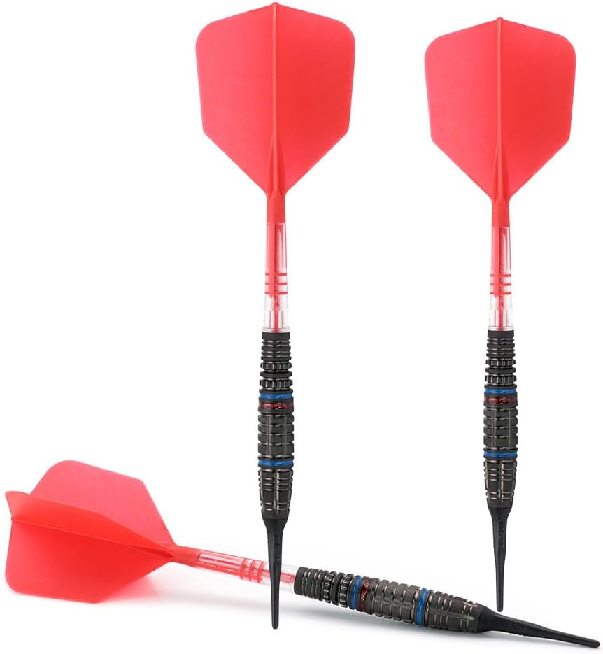 CUESOUL Engine 18/19/20/21g Soft Tip 90% Tungsten Dart Set with Oil Paint Finished and Unifying ROST T19 Carbon Flight
