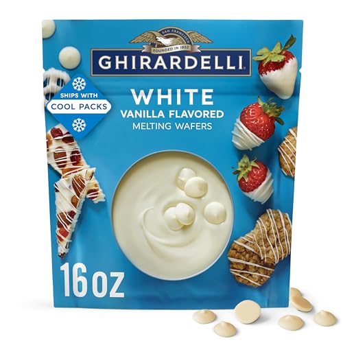 White Vanilla Flavored Melting Wafers 16Oz Pouch