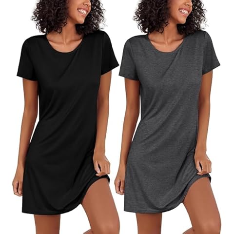 Chemises de Nuit Ekouaer 2pcs Cover