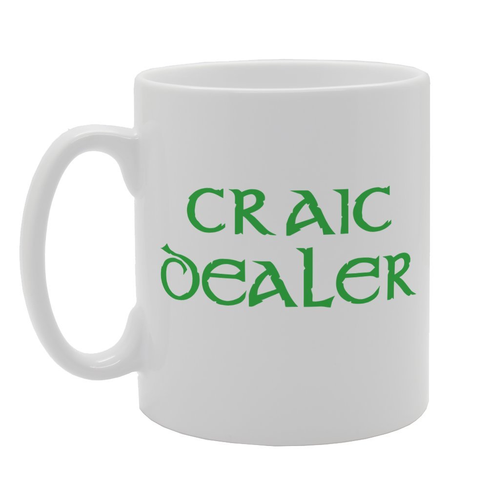 Coralgraph Inc Men's White Mg1437 Craic Dealer Novelty Gift Printed Tea Coffee Ceramic Mug