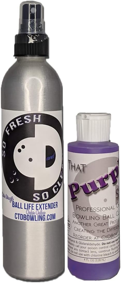 Creating the Difference So Fresh & So Clean Bowling Ball Life Extender + That Purple Stuff Bowling Ball Cleaner