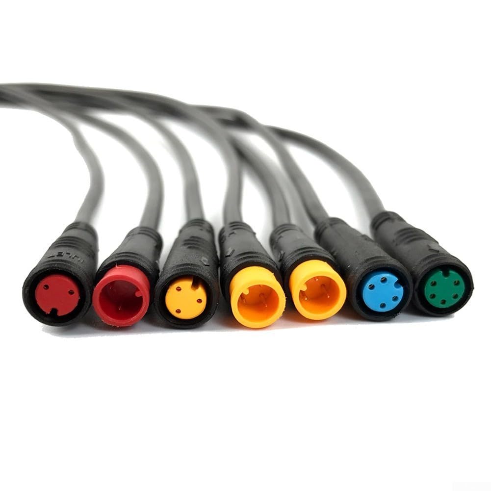 Connettore impermeabile a 6 pin, perfetto per connessioni bici elettriche (maschio a 6 pin)