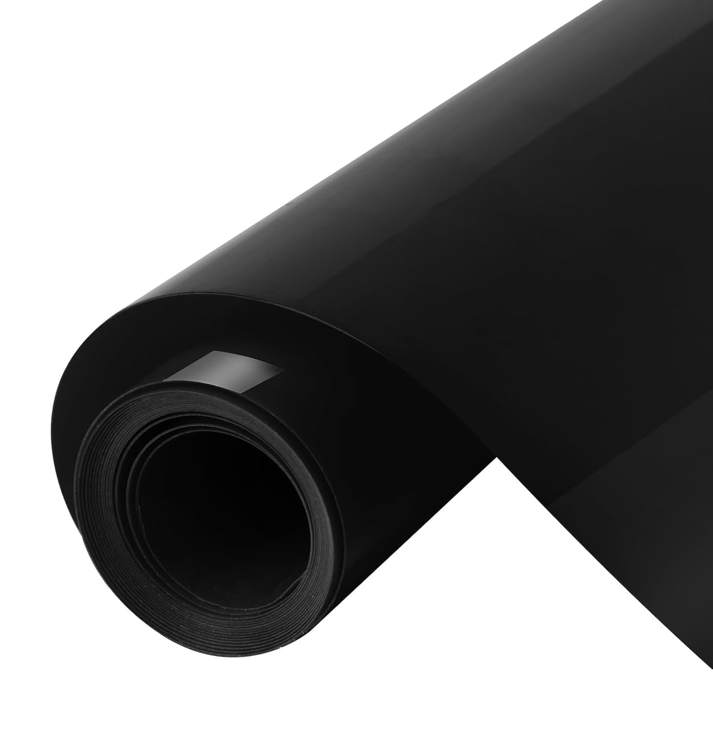 HTVRONT Black Puff HTV Vinyl Roll - 10" x 6ft, 3D Puff Heat Transfer for T Shirts, Cricut & Cameo - Easy to Cut, Weed & Transfer