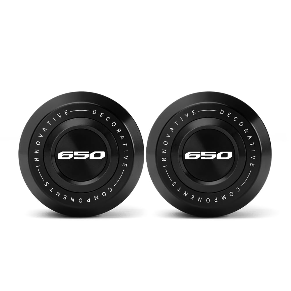 Modeer Sturzpads Kompatibel mit Hon.da CB650R 2019 2020 2021 2022 2023 2024 Motorrad rahmen Slider Antikollisions-Fallschutz Crashpad cb650r cb 650r Zubehör (Schwarz)