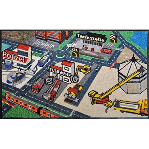 teppiche-tuermatten Fußmatte, Fibres synthétiques, multicolore Cover