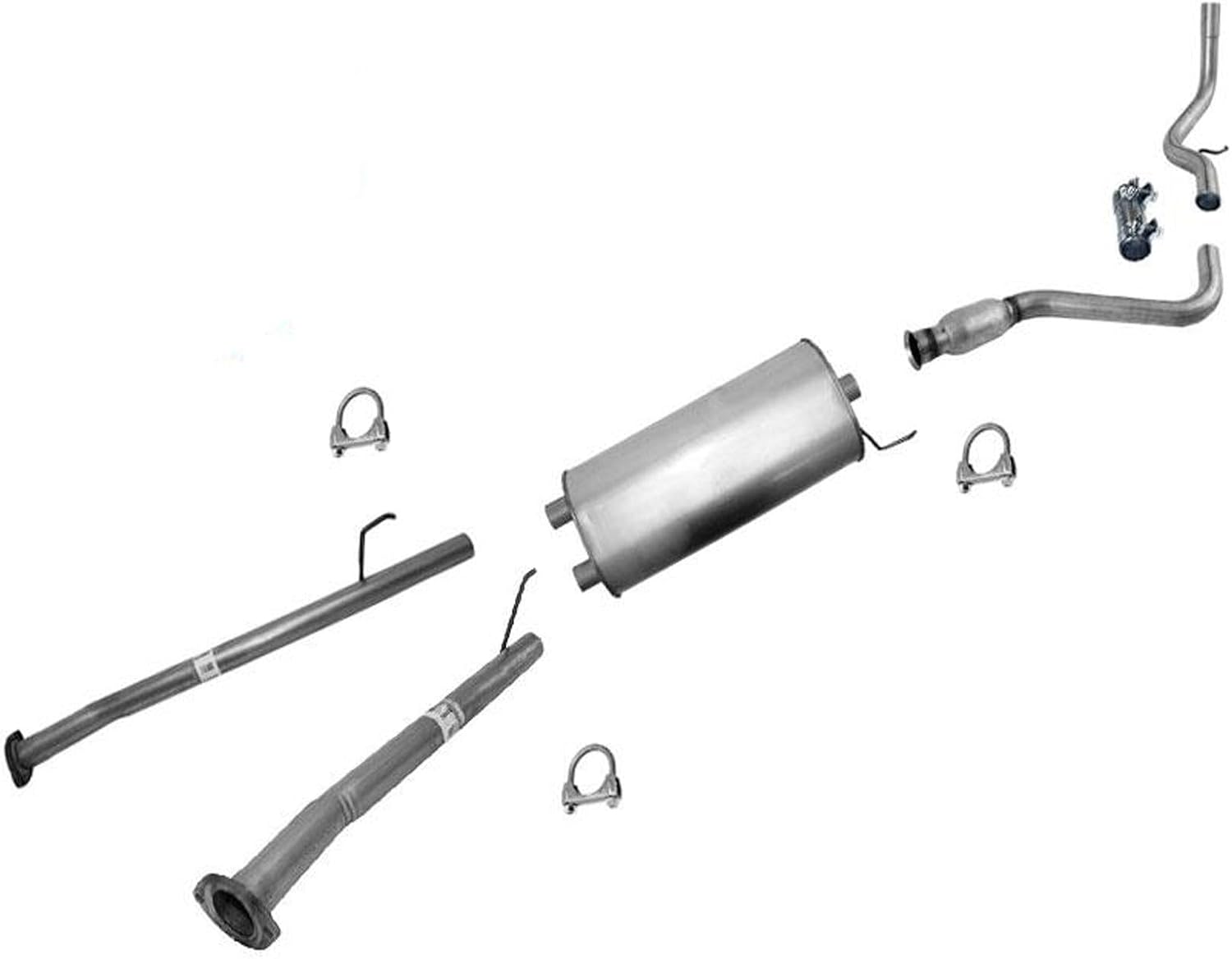 Replacement Parts For 2007 2008 2009 Toyota Tundra 5.7L 145.7" Wheelbase Exhaust Pipe Muffler System