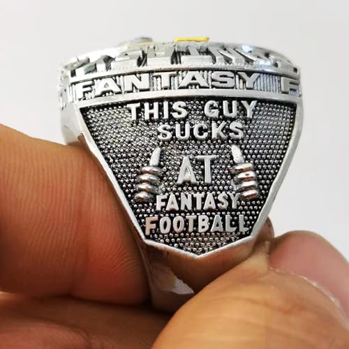 Fantasy Football Loser Ring Last Place Championship Ring Toilet Bowl4
