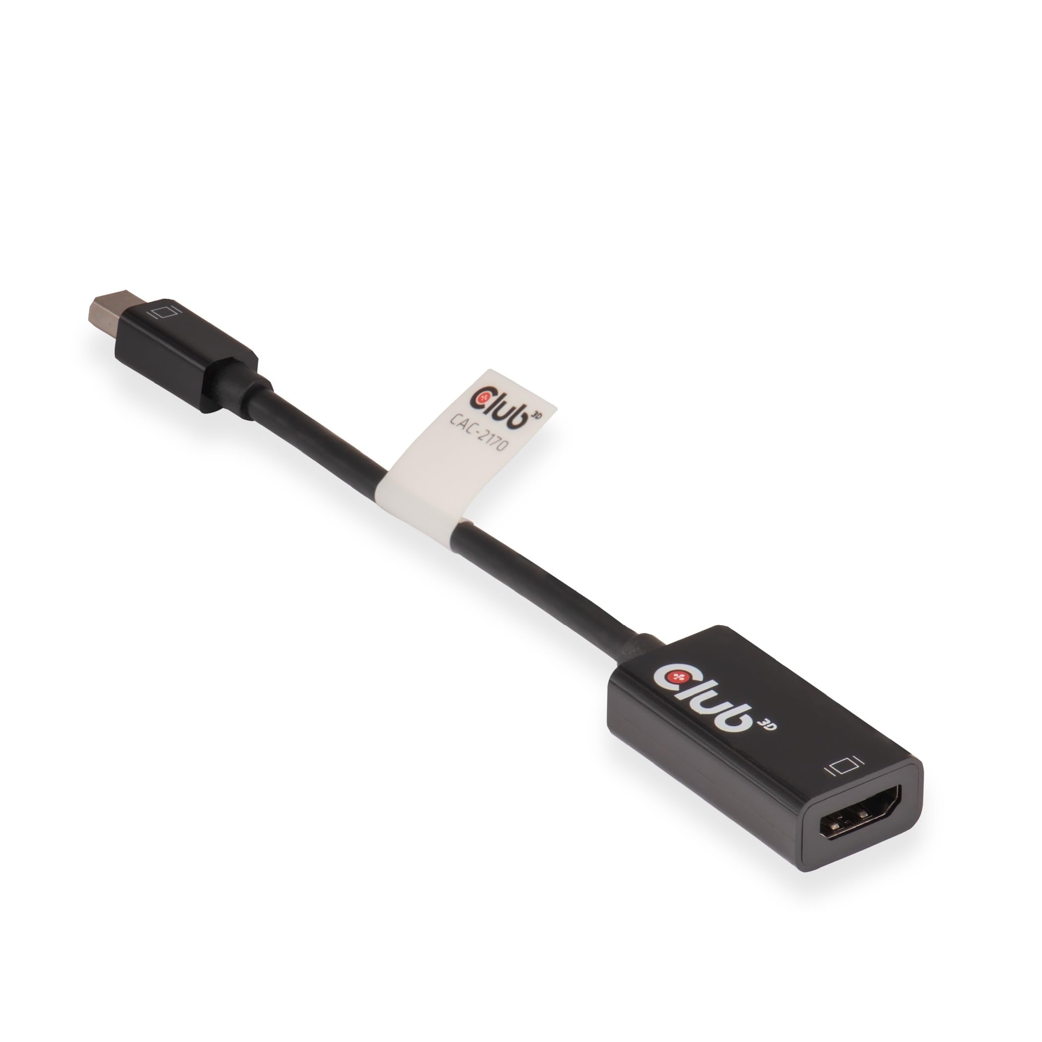CAC-2170, Active Mini DisplayPort to HDMI 2.0 Adapter (Supports displays up to 4K / UHD / 3840x2160@60Hz)