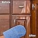 Rejuvenate All Floors Restorer and Polish Fills in Scratches Protects & Restores Shine No Sanding Required (128 oz) and Rejuvenate Cabinet And Furniture Restorer Fills In Scratches, Shines And Protects Indoor Cabinets And Furniture, 16 Ounces