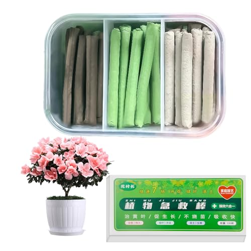 100 Barritas Fertilizantes para Plantas Verdes y Plantas con Flores, Fertilizante Vegetal para un Crecimiento Sano y Fuerte, sin Sobrefertilización.