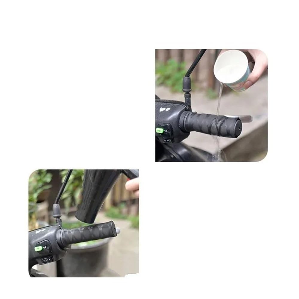 Guanto Con Impugnatura In Gomma Antiscivolo, Coprimanubrio Per Moto, Universale, Termoretraibile
