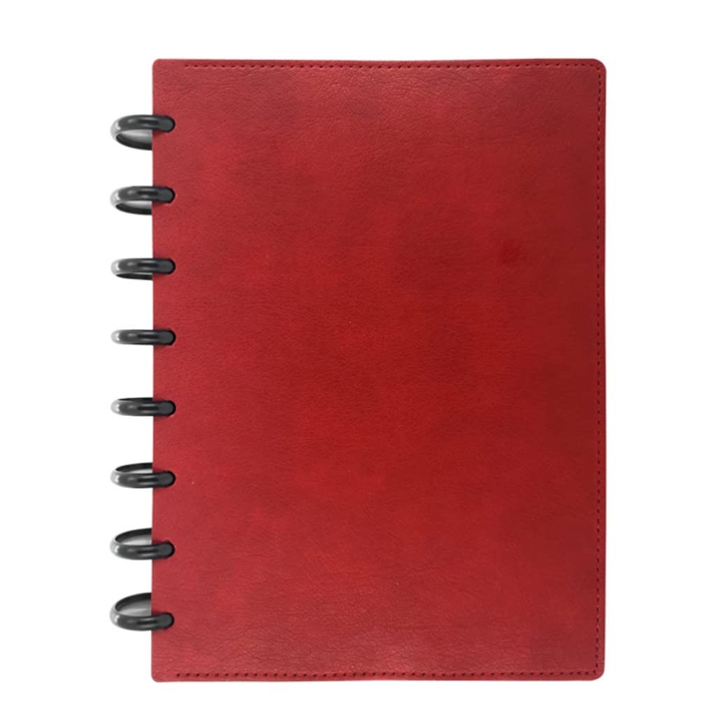 Okładka notesu z dziurką w kształcie grzybka PU Okładka notesu z luźnymi kartkami Okładka notesu DIY Agenda Planner Notesy i s (D A5)