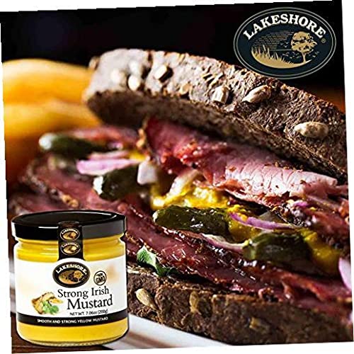 Strong Irish Mustard 7.7 oz. jar .4 pack