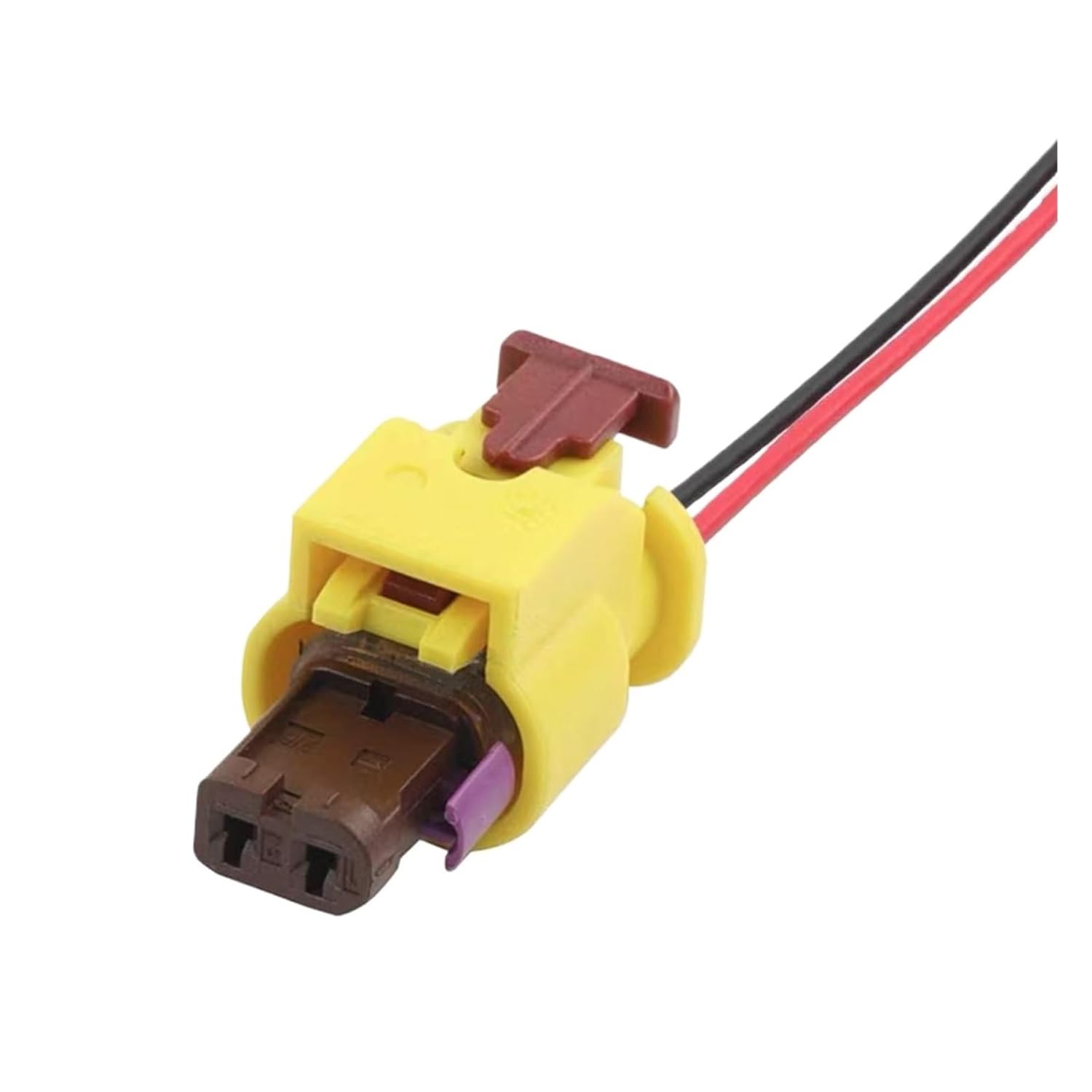 1 Set 2 Pin Car Wire Connector Car Fuel Injection Nozzle Coolant Plug 4H0973323 5K0973323 6R0973323 for(Male-01,10 Sets)