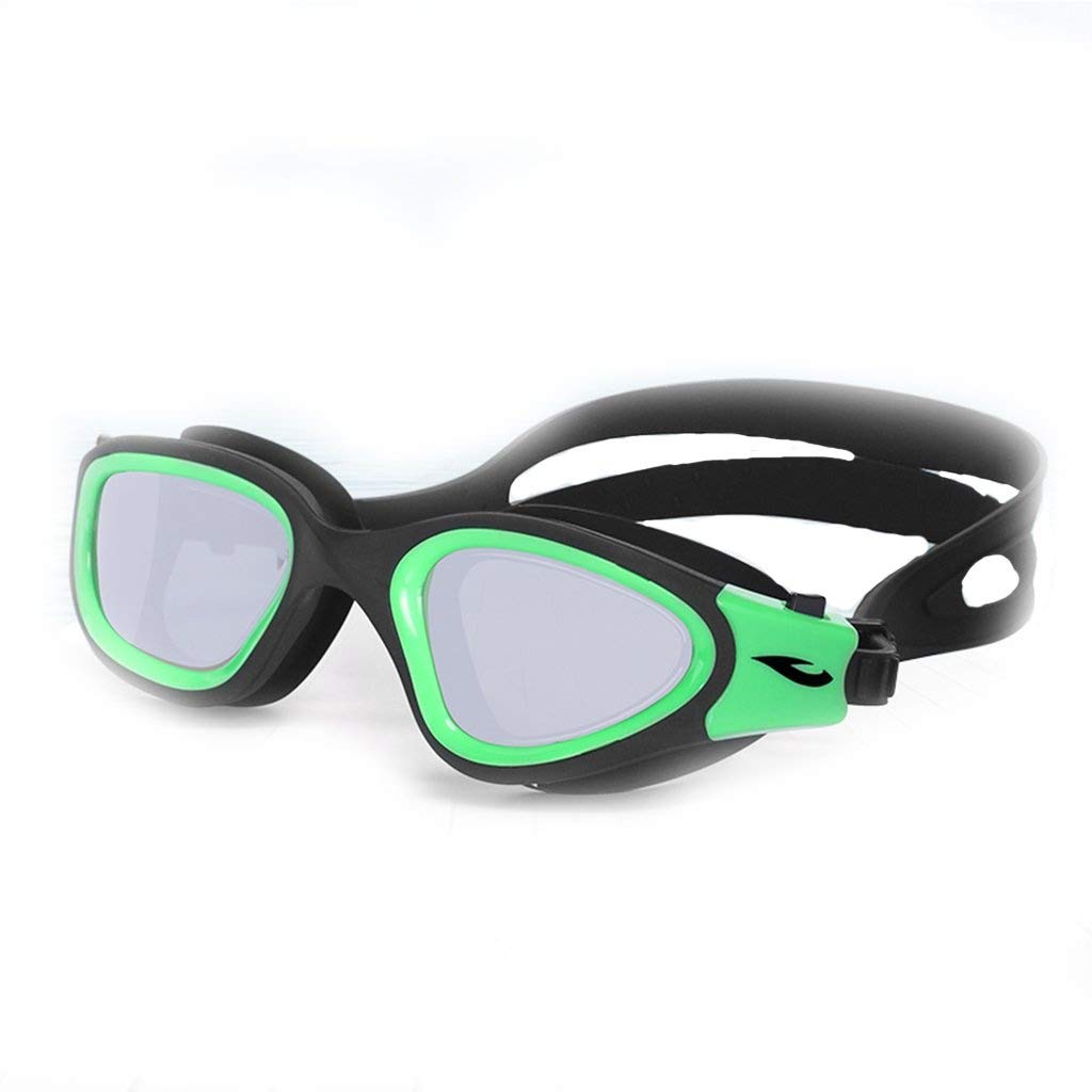 Gogle pływackie, okulary przeciwpoślizgowe/ochrona przed promieniowaniem UV przezroczyste soczewki dla dorosłych Unisex okulary ochronne dla mężczyzn i kobiet gogle pływackie do wnętrz (3-pak)