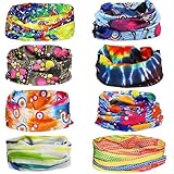 【Fácil De Llevar】Los Elastica Pañuelos Cabeza pueden plegarse fácilmente y guardarse en el bolsillo o en el bolso para llevarlos siempre encima. Tanto si está al aire libre como de viaje, el Bandana Polainas de Cuello le protegerá el cuello y la cara cuando necesite protección solar o calor.