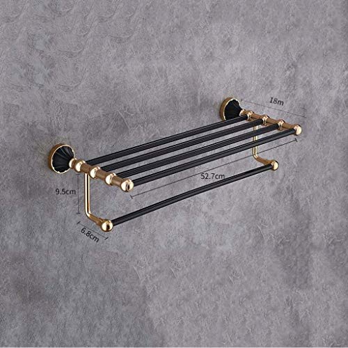 Porte-serviette double mural pour optimiser les petits espaces et toilettes - 4