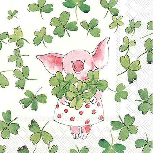 IHR Piggy Luck Cocktail-Servietten 20 Stück