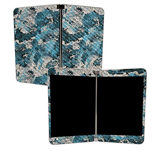 Image of MightySkins Carbon Fiber Skin for Microsoft Surface Duo - Rift | Protective, Durable Textured Carbon Fiber Finish | Easy to Apply, Remove, and Change Styles | Made in The USA